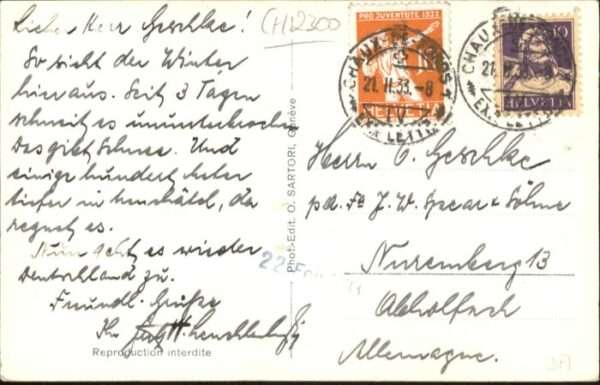 La Chaux-de-Fonds Rue Leopold Robert Winter – Bild 2