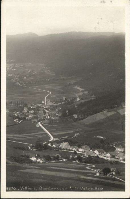 Villiers Dombresson Val de Raz