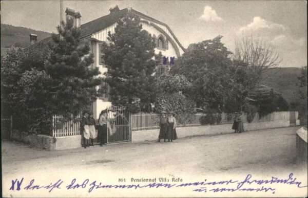 Neuchatel NE Neuchatel [Stempelabschlag] Pension Vil