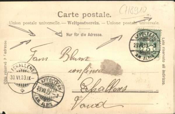Affoltern ZH Affoltern [Stempelabschlag] Wengibad – Bild 2