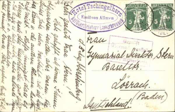 Obersteinberg Breithorn Wetterlücke Tschingelhorn – Bild 2
