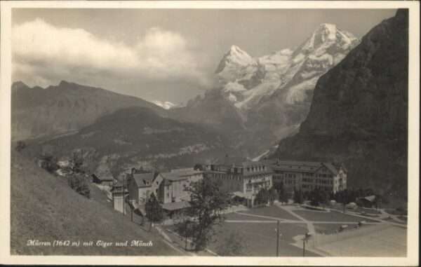Muerren BE Mürren Eiger Mönch x