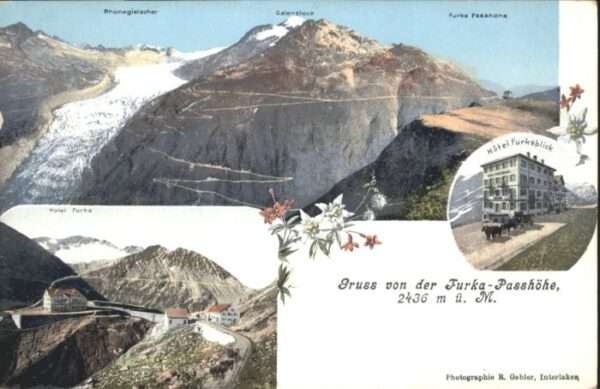 Furka Hotel Rhonegletscher Galenstock  Kutsch