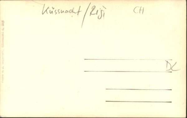 Kuessnacht Handschriftlich] Brunnen Gasthaus Engel – Bild 2