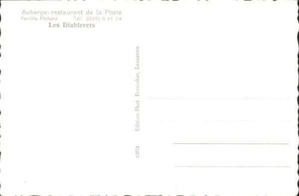 Les Diablerets Auberge Restaurant de la Poste – Bild 2