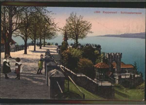 Rapperswil SG Rapperswil Schloss Terasse Kinder