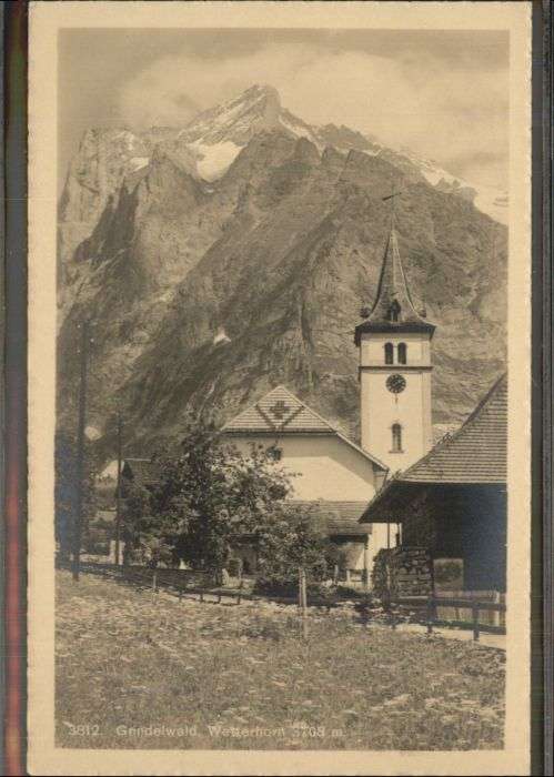 Grindelwald Wetterhorn Kirche