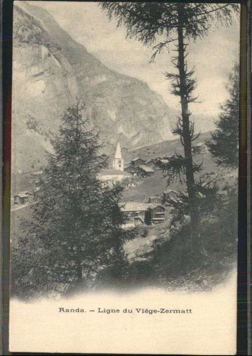 Randa Ligne du Viege Zermatt
