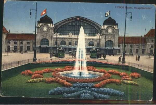 Basel BS Basel Hauptbahnhof Brunnen
