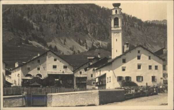 Samedan Gasse Kirche