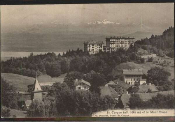 Saint-Cergue Nyon Suisse St_Cergue Mont Blanc