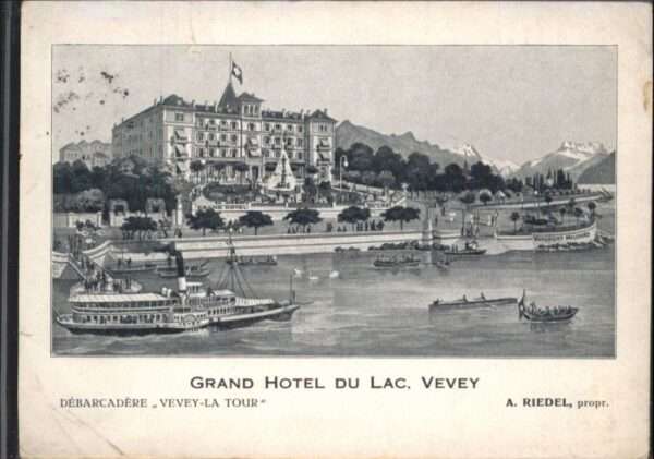 Vevey VD Vevey Grand Hotel Schiff