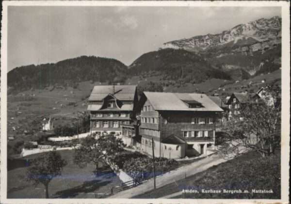 Amden SG Amden Kurhaus Bergruh Mattstock