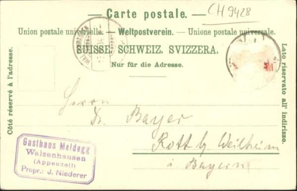 Walzenhausen AR Walzenhausen Gasthaus Meldegg – Bild 2