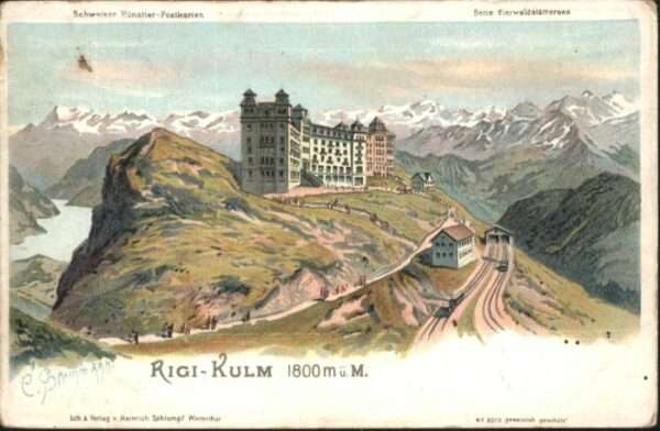Rigi Kulm Künstler Steinmann