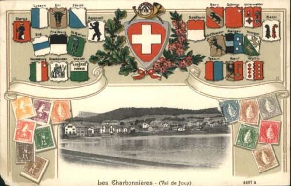 Les Charbonnieres Wappen
