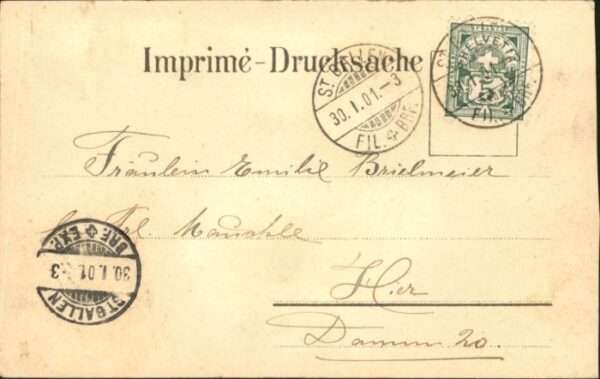 St Gallen SG St_Gallen Kathedrale Blumen – Bild 2