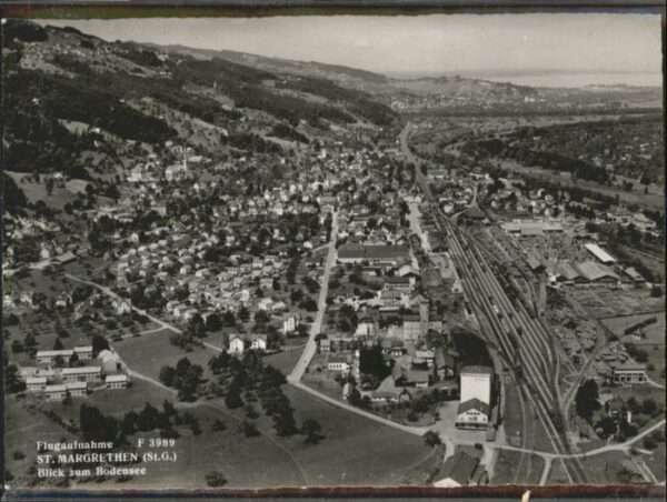 St Margrethen SG St_Margarethen Fliegeraufnahme Bodensee