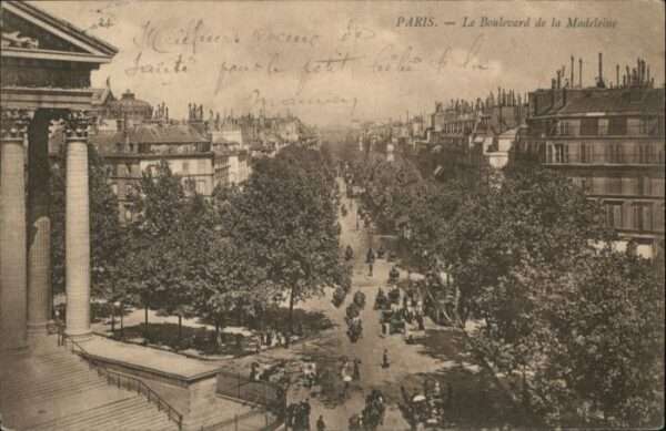 Paris Boulevard de la Madeleine