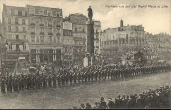 Lille Nord Lille Wachtparade auf der Grand Place