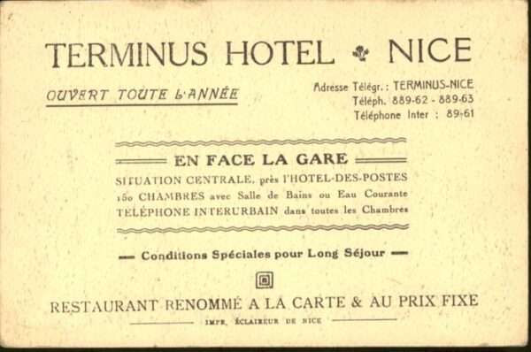 Nice Alpes Maritimes Nice Terminus Hotel – Bild 2