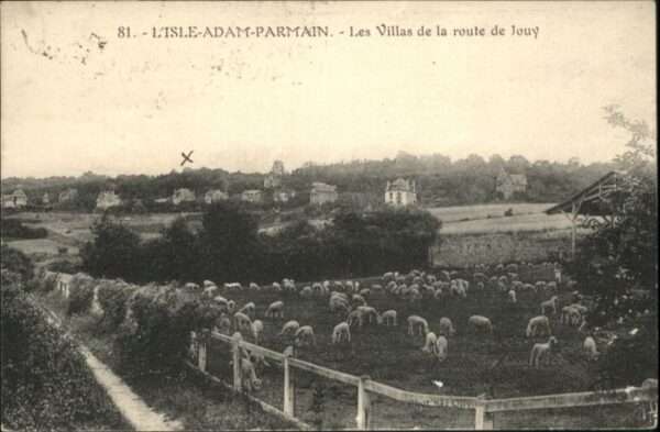 L Isle-Adam 95 Val-d Oise Parmain les Villas de la route de Jouy
