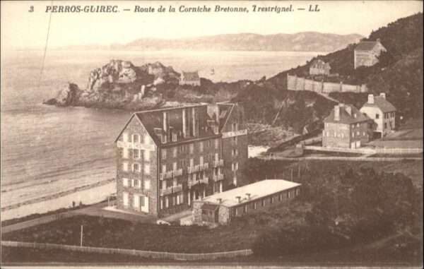 Perros-Guirec Route de la Corniche Bretonne Trestrign