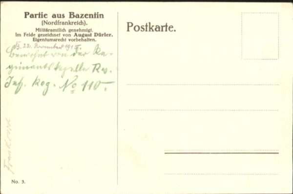 Bazentin Künstler August Dürler * – Bild 2