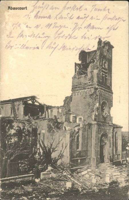 Abaucourt Zerstörung