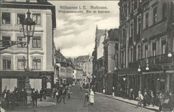 Mulhouse Muehlhausen Mulhouse Wildemannsgasse Rue du Sauvage