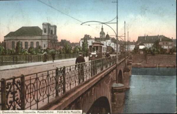 Thionville Moselbrücke Pont de la Moselle
