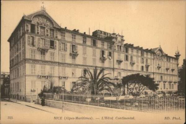 Nice Alpes Maritimes Nice Hotel Continental