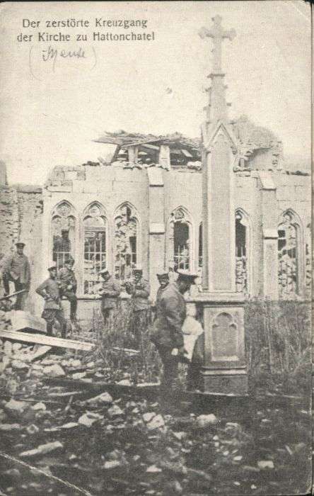Hattonchatel Kreuzgang Kirche Zerstörung