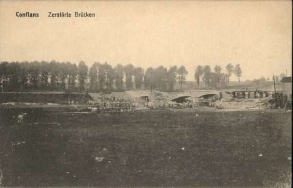 Conflans-Sainte-Honorine Zerstörte Brücken *