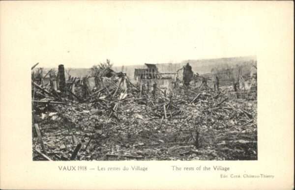 Vaux-Andigny Vaux les restes du Village