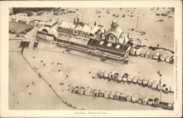 Calais Casino Plage Fliegeraufnahme