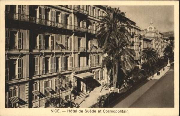 Nice Alpes Maritimes Nice Hotel de Suede Cosmopolitain