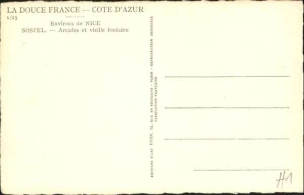 Sospel Arcades Fontaine – Bild 2