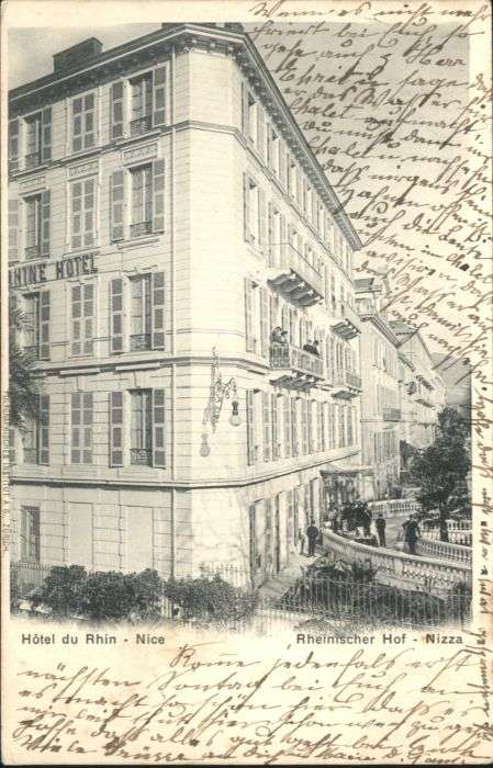 Nice Alpes Maritimes Nice Hotel du Rhin