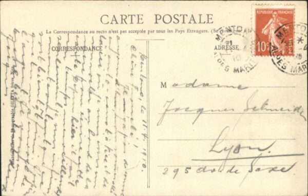 Menton Alpes Maritimes Menton Frontiere Franco Italienne Poste – Bild 2