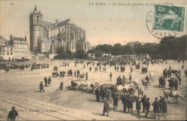 Le Mans Sarthe Le_Mans la Place des Jacobins