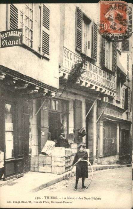Thiers la Maison des Sept-Peches