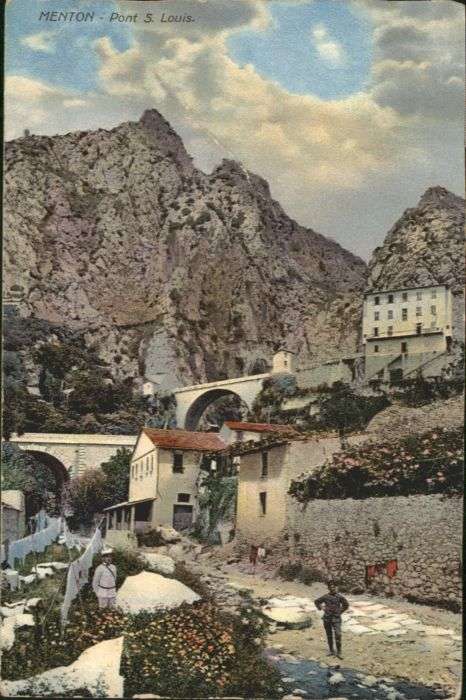 Menton Alpes Maritimes Menton Pont St Louis