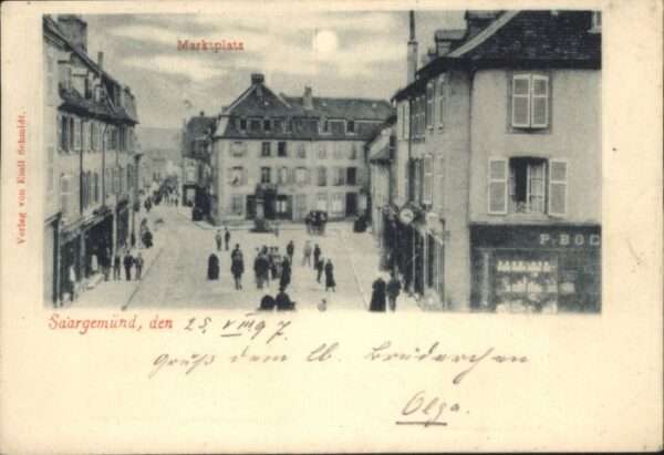 Saargemuend arktplatz