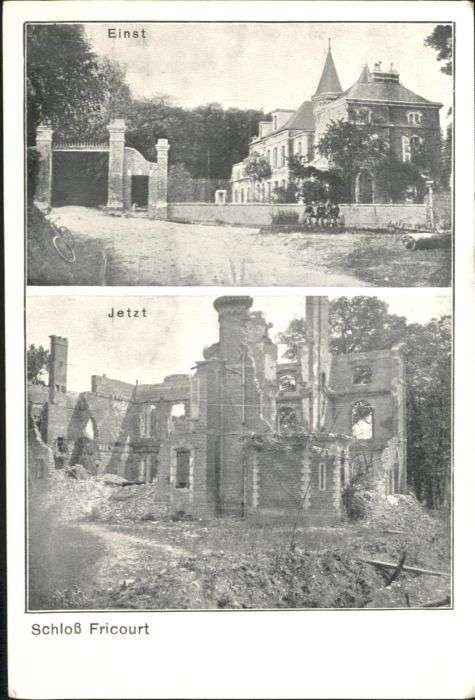 Fricourt Schloss Zerstörung