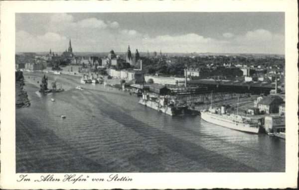Stettin Szczecin Pommern Stettin Hafen Dampfer