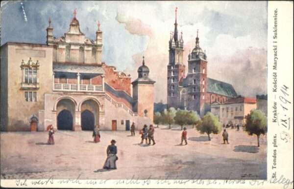 Krakow Krakau Krakow Kosciol Maryacki Sukiennice Küns