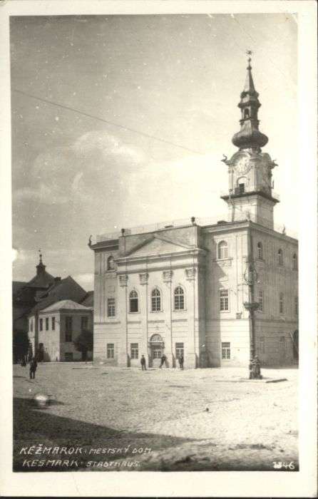 Kezmarok Kezmarkok Kesmark Mestsky Dom Stadthaus