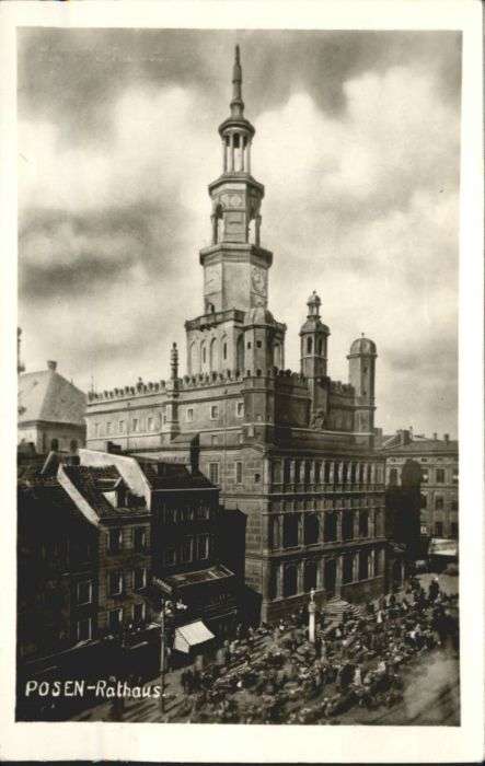 Posen Poznan Posen Rathaus