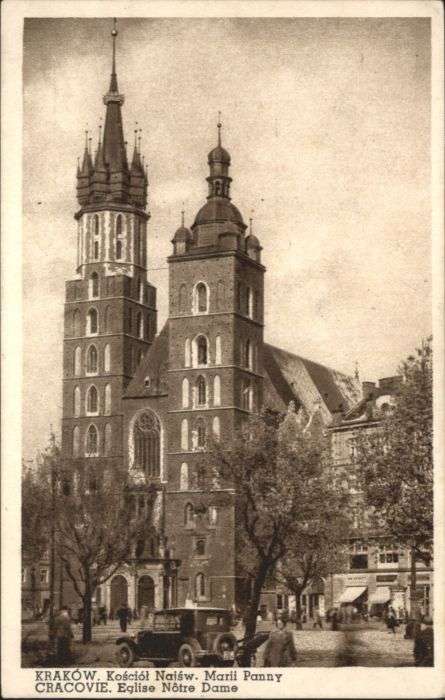 Krakow Krakau Krakow Cracovie Kosciol Najsw Marii Pan